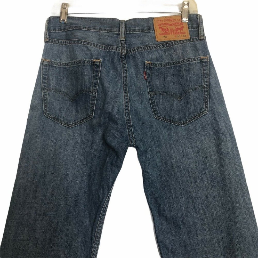 3/$30 Levi's 505 Regular Fit Straight Leg Jeans_6